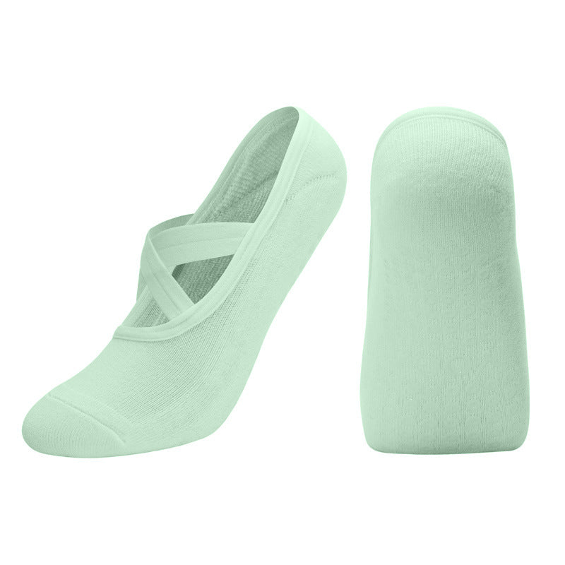 Cross Strap Non-Slip Yoga Socks for Dance & Pilates