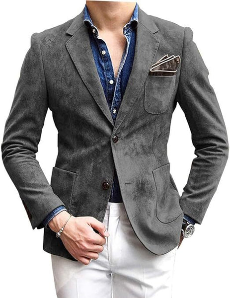 Euro version single 24 casual men's suit fashion large size coat formal wear