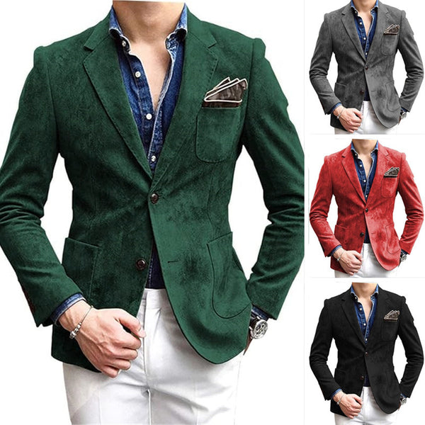 Euro version single 24 casual men's suit fashion large size coat formal wear