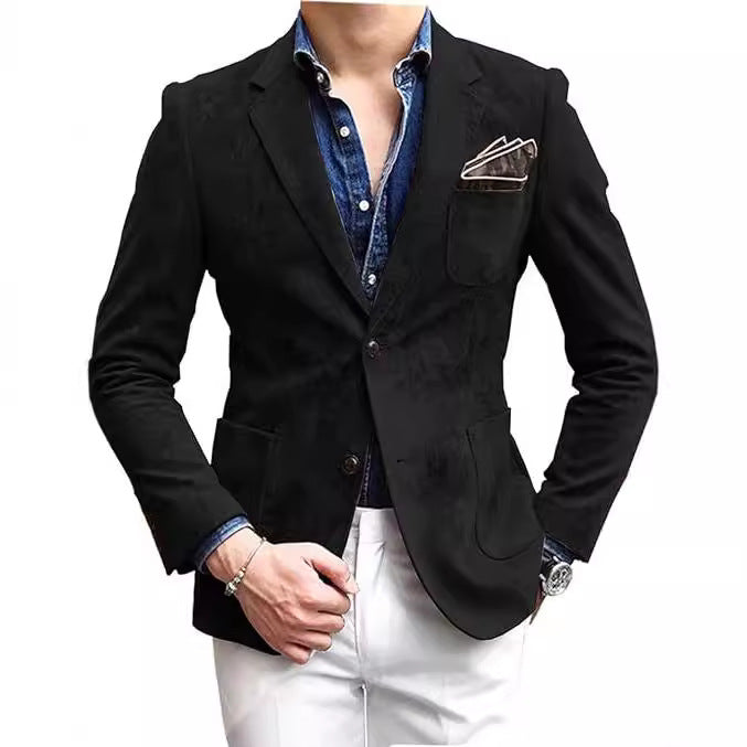 Euro version single 24 casual men's suit fashion large size coat formal wear